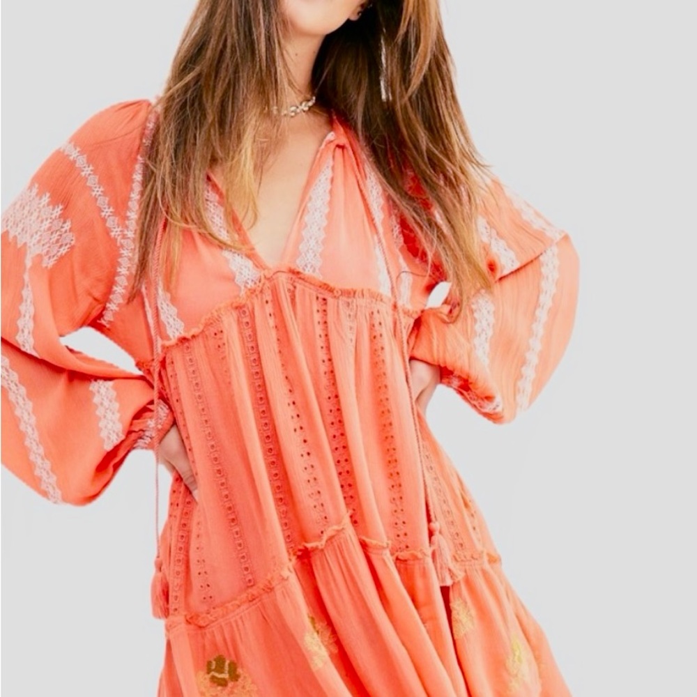 Free People Wild Horses, Embroidered Tunic